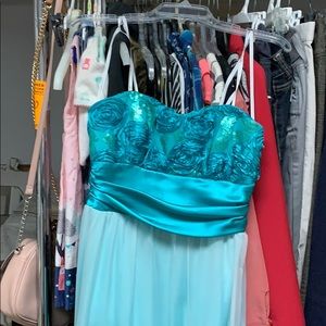 Turquoise dress